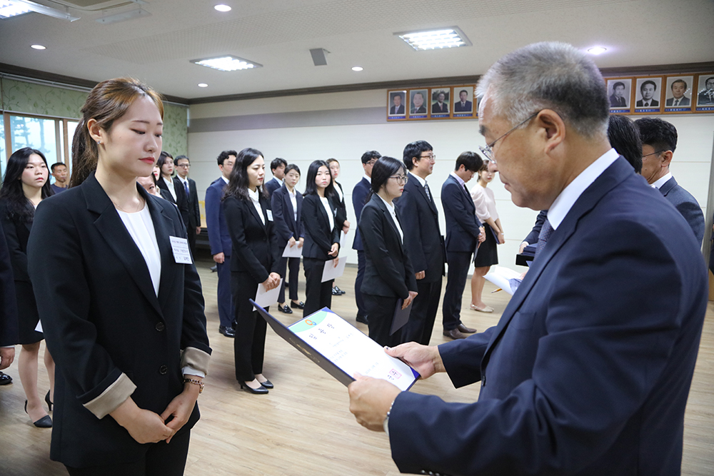 20191002 임명장 수여-승진 이동 신규